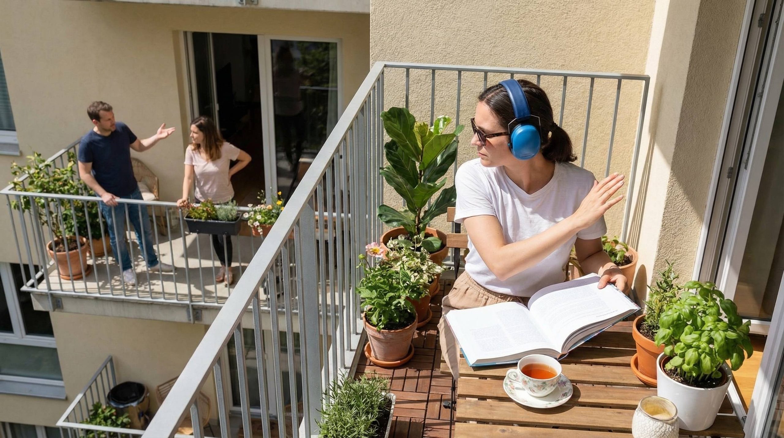 wie lerne ich nachbarn zu ignorieren